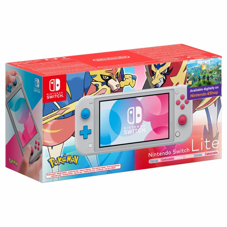 Nintendo Switch Lite  Console in Zacian & Zamazenta Pokemon Special Edition