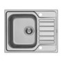 GRADE A2 - Stainless Steel 1 Bowl Compact kitchen Sink 620 x 500mm - Taylor & Moore