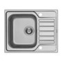 GRADE A2 - Stainless Steel 1 Bowl Compact kitchen Sink 620 x 500mm - Taylor & Moore