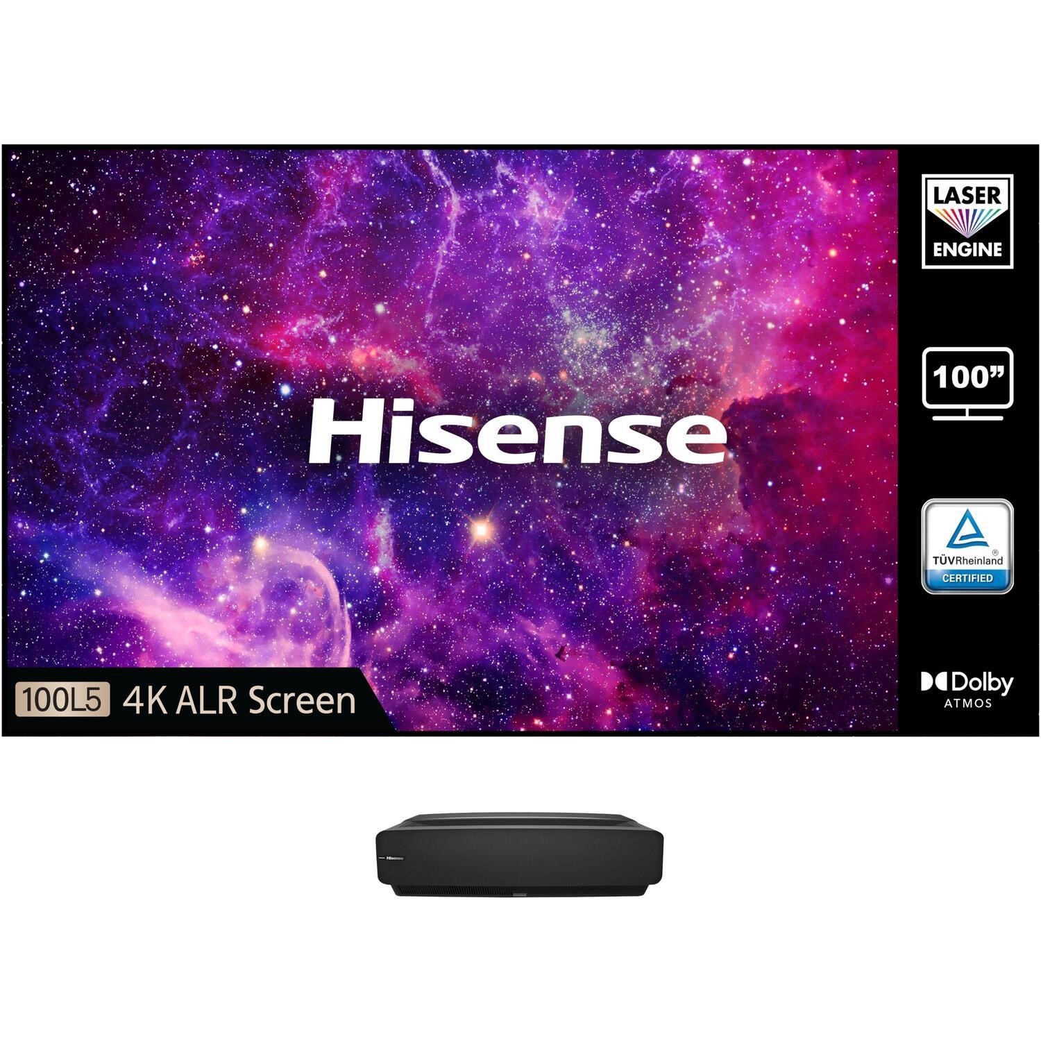 Hisense L5 Laser Projector 100 Inch 4K HDR Smart TV