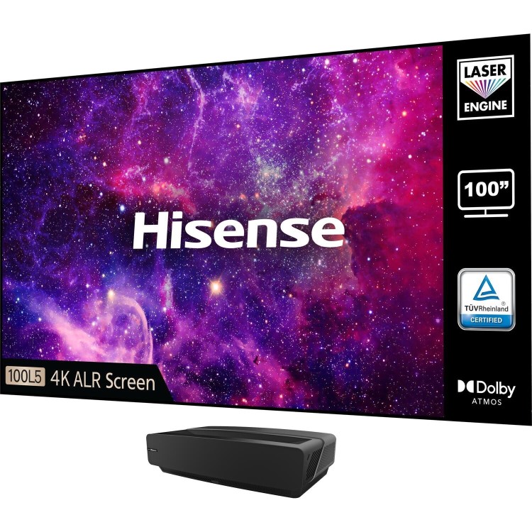 Hisense L5 Laser Projector 100 Inch 4K HDR Smart TV