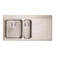 1.5 Bowl Right Hand Swiss Edge Inset Stainless Steel Kitchen Sink - Franke Epos 651