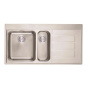 1.5 Bowl Right Hand Swiss Edge Inset Stainless Steel Kitchen Sink - Franke Epos 651