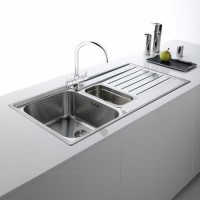 Franke Argos 651 1.5 Bowl Inset Chrome Stainless Steel Kitchen Sink