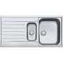 1.5 Bowl Inset Chrome Stainless Steel Kitchen Sink - Franke Argos 651