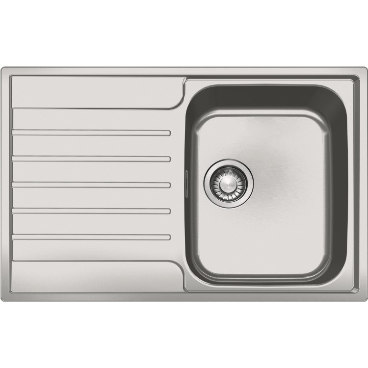 Franke Argos 611-78 Single Bowl Inset Chrome Stainless Steel Kitchen Sink