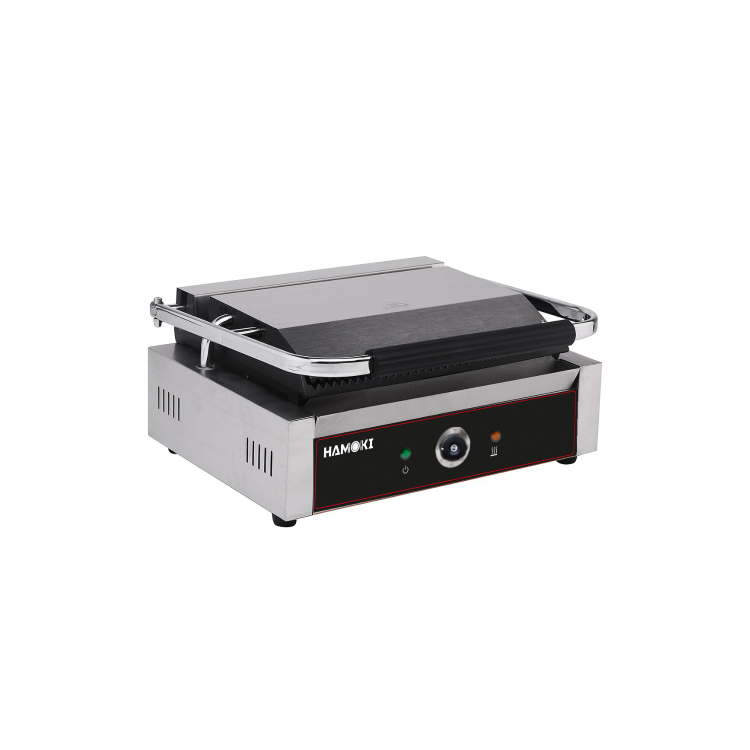 Code 101014 Hamoki PG-MA Extra Large Single Ribbed Contact Grill - Plug In 101014 ...