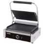 Hamoki PG-MB Single Large Bistro Contact Grill Smooth Flat Top and Bottom Plates. 13 amp Plug In Panini Grill