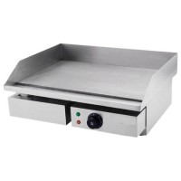 Hamoki FT-818 Electric Countertop Griddle Smooth Top 550mm Wide 3kW 13 amp