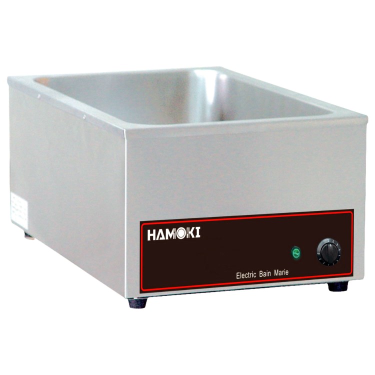 Hamoki BM-165 1/1 Gastronorm Size Bain Marie Wet Heat Depth 150mm. 13 Amp