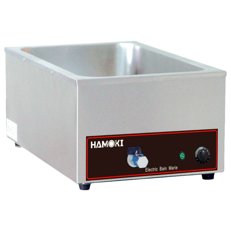 Hamoki BM-165T 1/1 Gastronorm Size Bain Marie Wet Heat With Drain Tap. Depth 165mm 13 Amp