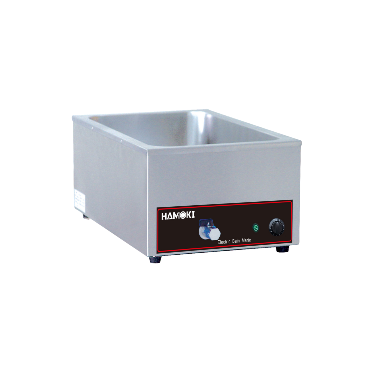 Hamoki BM-165T 1/1 Gastronorm Size Bain Marie Wet Heat With Drain Tap. Depth 165mm 13 Amp