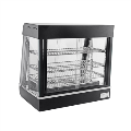Hamoki FM26 Heated Food Display Cabinet - Front & Rear Door Warmer 3 Shelves 110ltr Capacity 13 amp