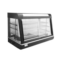 Hamoki FM48 Heated Food Display Cabinet - Front & Rear Door Warmer 3 Shelves 370ltr Capacity 13 amp