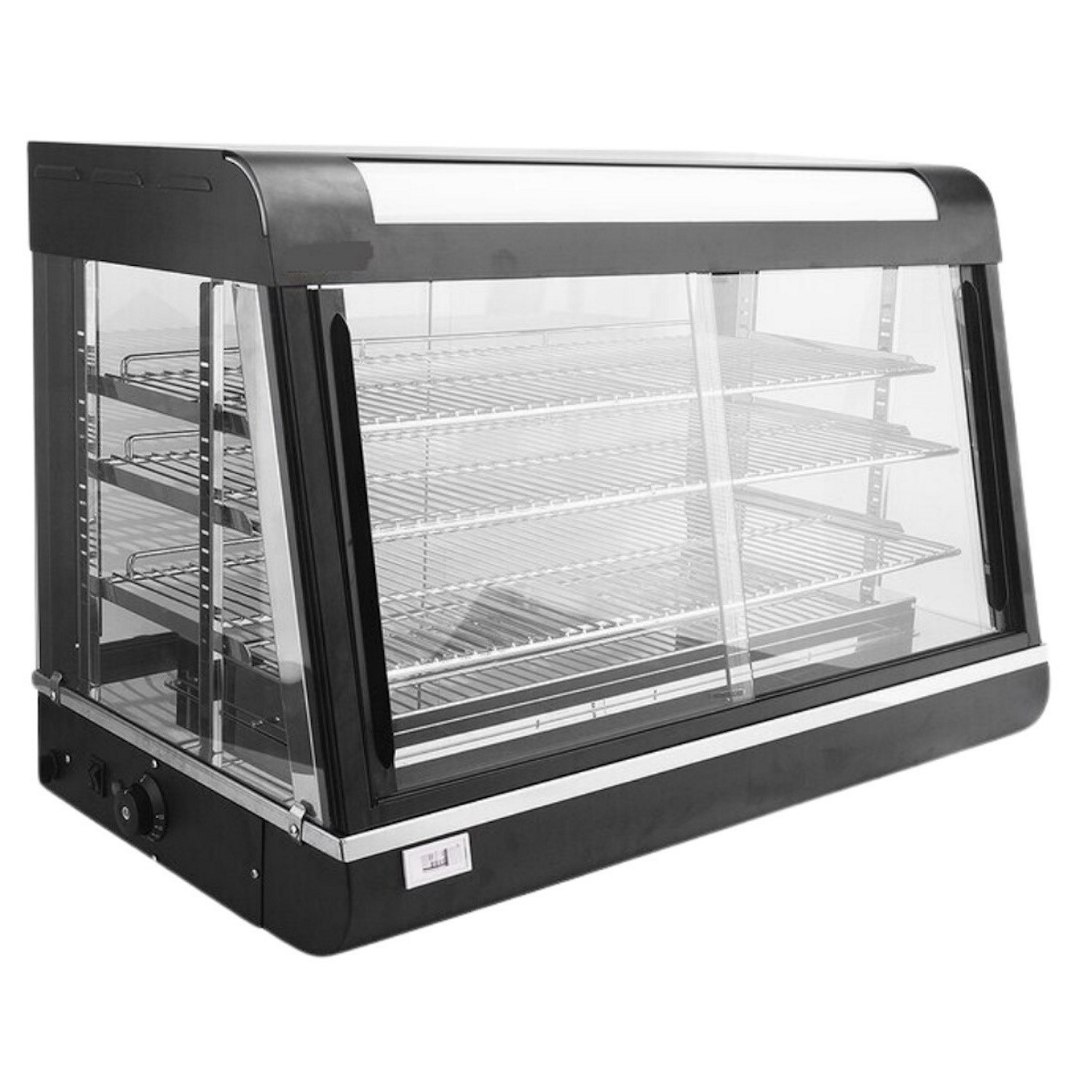 Hamoki FM48 Extra Large Heated Food Display 370 Ltr Front and Rear Access