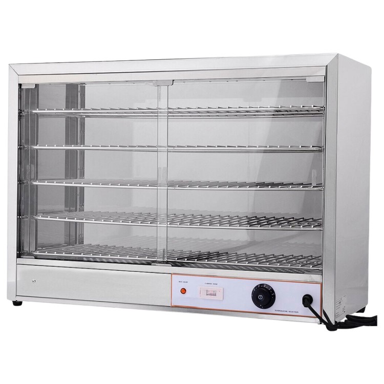 Hamoki FW-805 Pie Cabinet & Warmer 5 Shelves Up to 100 Pies 13 amp