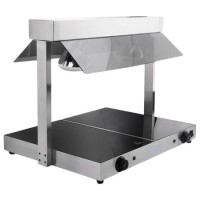 Hamoki TC-2F Countertop Twin Lamp Heated Display With Heated Base 13 amp