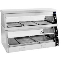 Hamoki Commercial Chicken Warmer Display Cabinet HDS-4 - 1220mm Wide 2 Tier