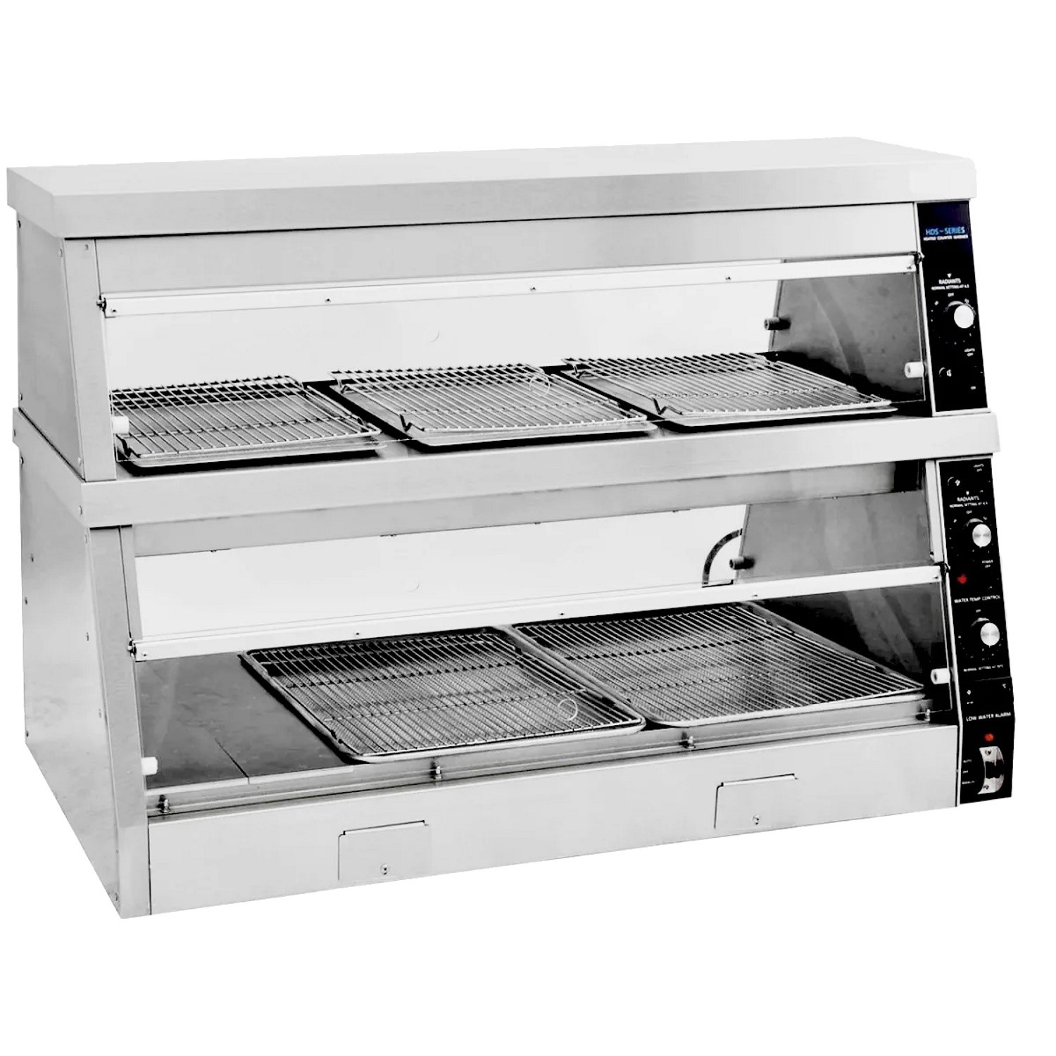 Commercial Chicken Warmer Display Cabinet HDS 4 1220mm Wide 2 Tier
