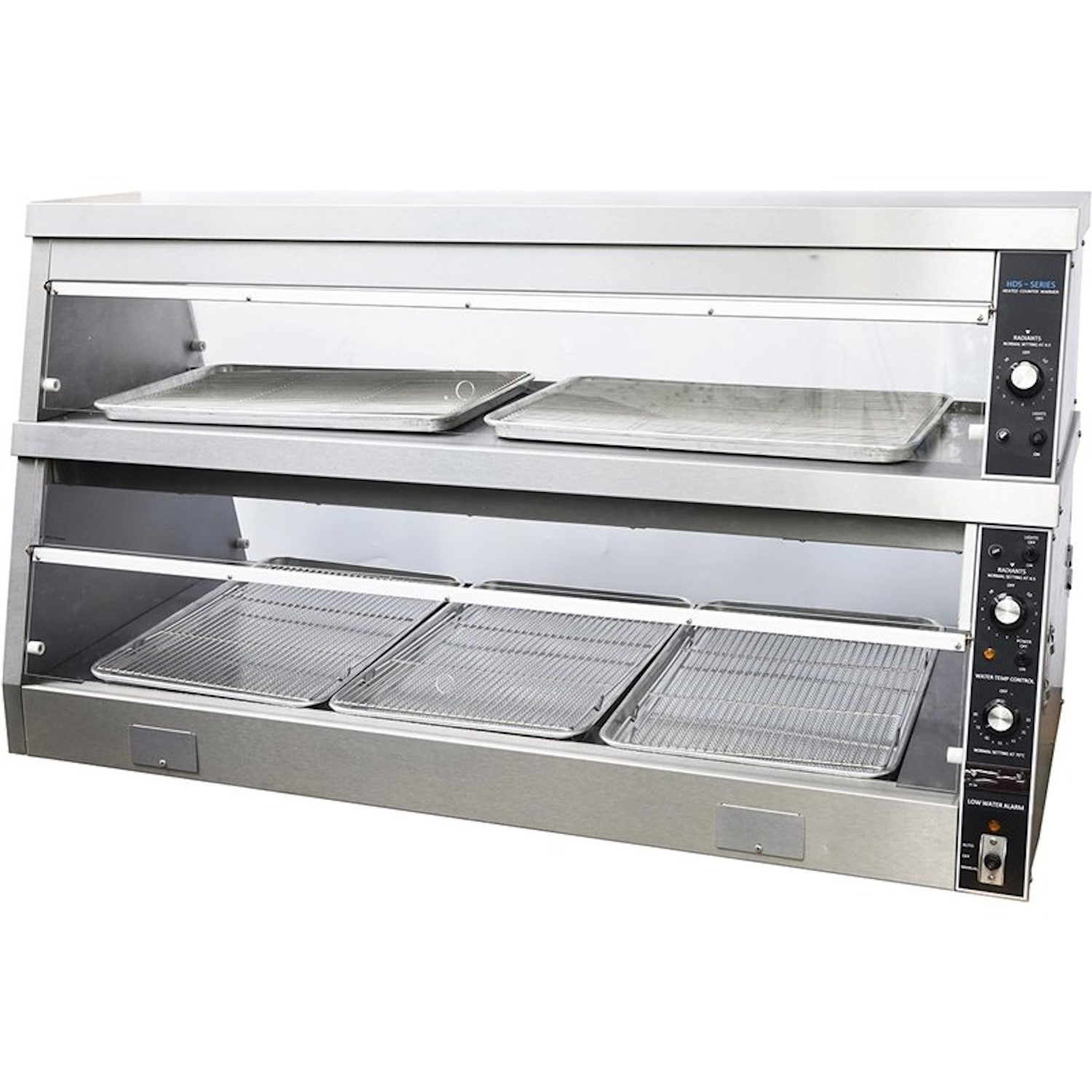 Commercial Chicken Warmer Display Cabinet HDS 5 1530mm Wide 2 Tier