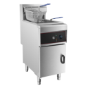 101065 Hamoki DF-28L Commercial Electric Fryer Freestanding Single Tank With Twin Baskets 28ltr Single Phase 9kW Hardwired