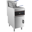 101065 Hamoki DF-28L Commercial Electric Fryer Freestanding Single Tank With Twin Baskets 28ltr Single Phase 9kW Hardwired