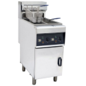 101066 Hamoki DF-10L-2 Commercial Electric Fryer Freestanding Twin Tank With Twin Baskets 2 x 10ltr Single Phase Hardwired 6kW+6kW