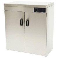 Hamoki HC-2 Hot Cupboard - Plate Warmer Double Door - Holds Up To 120 Plates