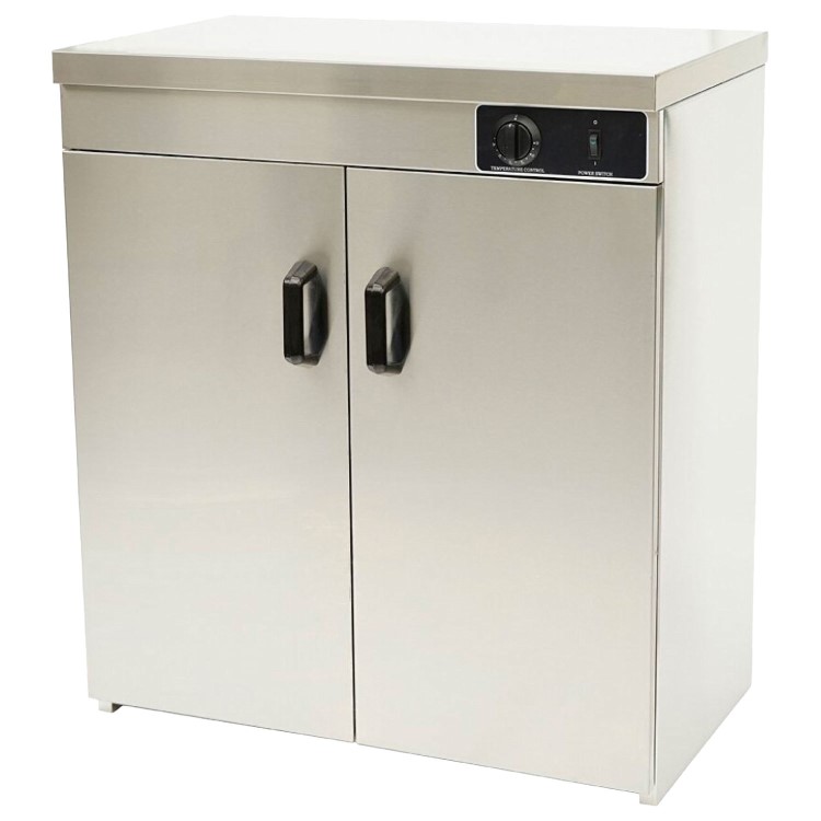 Hamoki HC-2 Hot Cupboard - Plate Warmer Double Door - Holds Up To 120 Plates