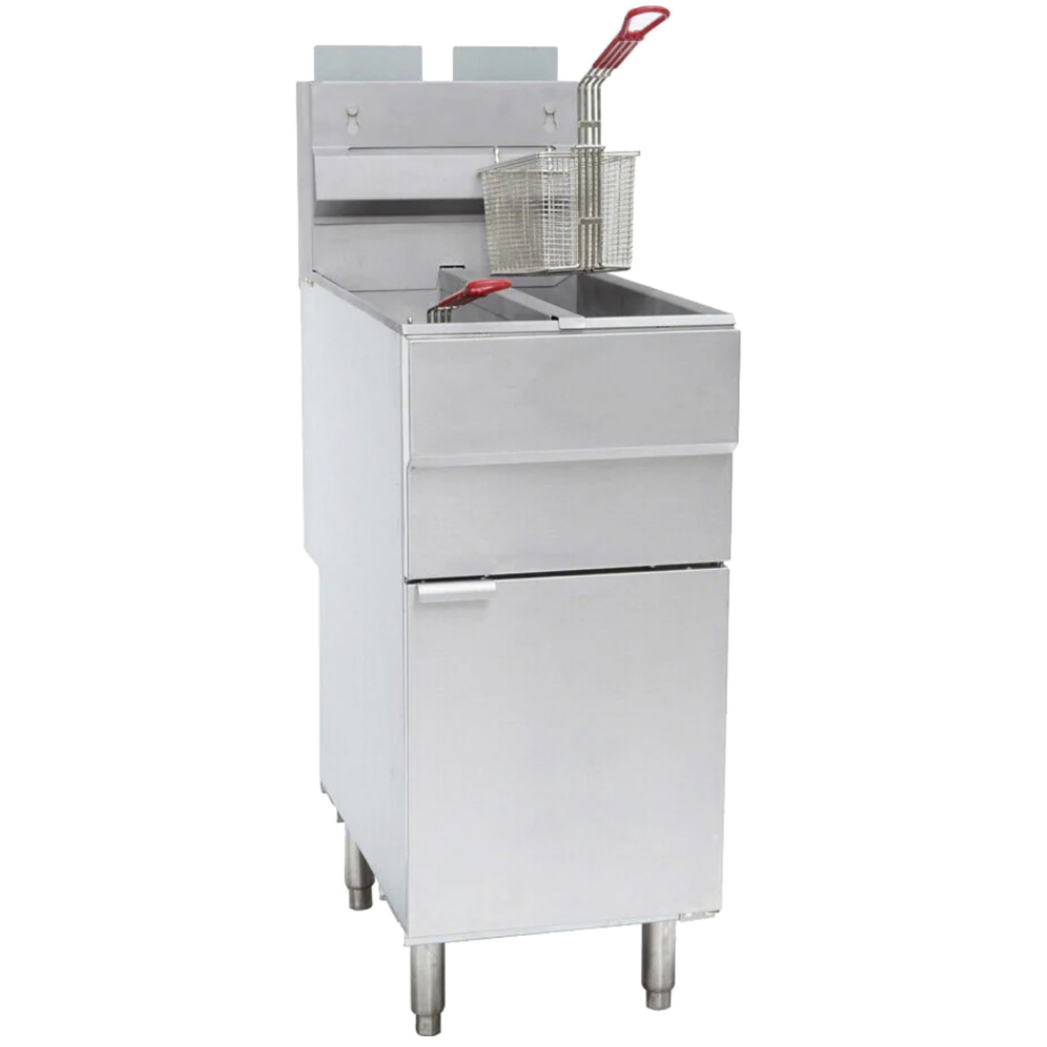 GF 120T 4 Burner Nat Gas Fryer Twin Tank Twin Basket 26 Ltr BTU