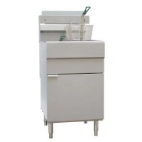 Hamoki GF150-LPG 5 Burner Gas Fryer Single Tank Twin Basket 37 Ltr 150000 BTU