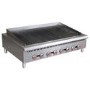Hamoki GCB-48 Extra Large 8 Burner Heavy Duty Gas Radiant Charbroiler 8 Controls 160000 Btu/hr