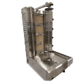 Hamoki KB-4 Natural Gas 4 Burner Kebab Grill - Rotating Turntable - Bottom Mounted Motor - 14kW - 38000btu