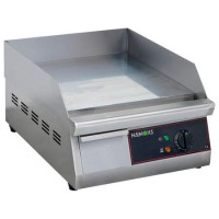 Hamoki GR-400 Heavy Duty Electric Griddle - 400mm Wide Heavy Duty Smooth Surface 13 amp 3kW