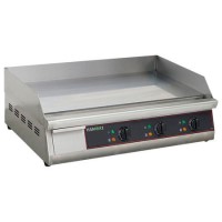 Hamoki GR-760 Heavy Duty Large Flat Electric Griddle 760mm Wide - 3 Zones - Smooth Surface 13 amp 2 x 3kW
