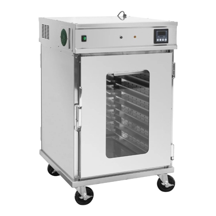 Hamoki PRO HC-7 Mobile Pass Through Hot Holding Cabinet - 7 Shelves, 1194mm Height