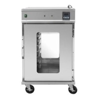 Hamoki PRO HC-7 Mobile Pass Through Hot Holding Cabinet - 7 Shelves, 1194mm Height
