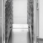 Hamoki Mobile Pass Through Hot Holding Cabinet with Humidity - 2 Tier, 14 Shelves
