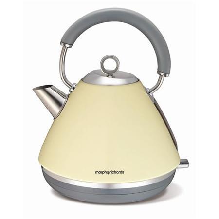 Morphy Richards 102003 Accents 1.5L Pyramid Kettle Cream