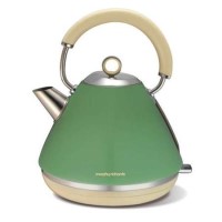 Morphy Richards 102011 Accents 1.5L Pyramid Kettle Sage Green