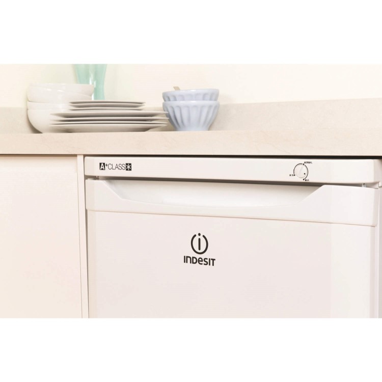 Indesit TZAA10 55cm Wide Freestanding Upright Under Counter Freezer - White
