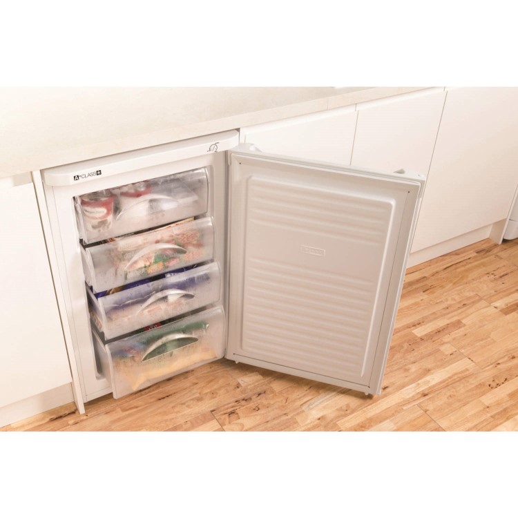 Indesit TZAA10 55cm Wide Freestanding Upright Under Counter Freezer - White
