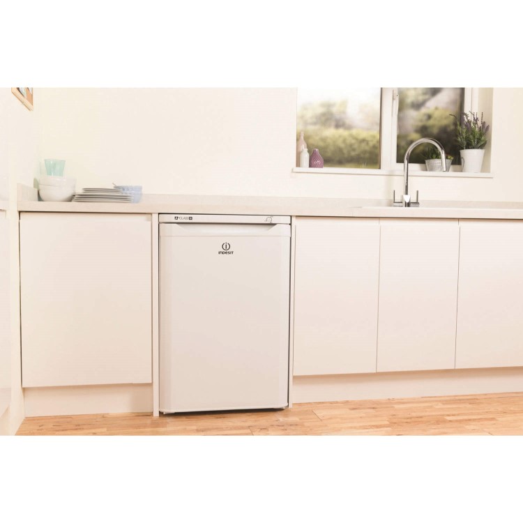 Indesit TZAA10 55cm Wide Freestanding Upright Under Counter Freezer - White