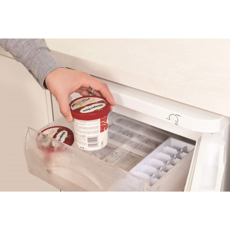 Indesit TZAA10 55cm Wide Freestanding Upright Under Counter Freezer - White