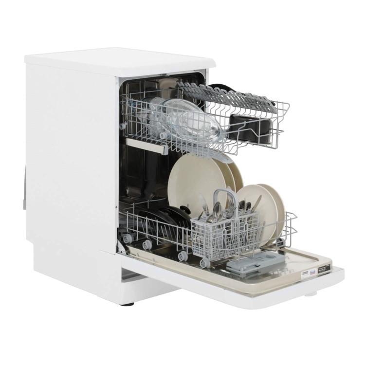 Hotpoint Aquarius SIAL11010P 10 Place Slimline Freestanding Dishwasher - White
