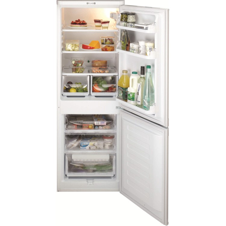 Indesit NCAA55 157x55cm Freestanding Fridge Freezer White
