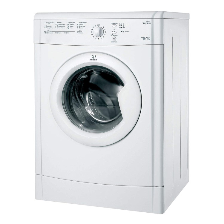 GRADE A2 - Indesit IDVL75BR 7kg Freestanding Vented Tumble Dryer - Polar White