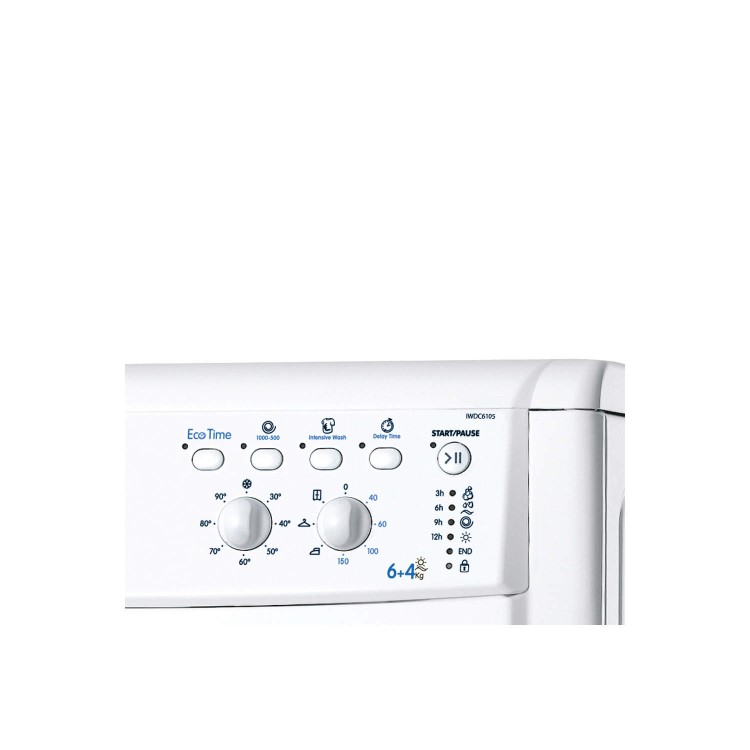 Indesit IWDC6105 Freestanding Washer Dryer in White