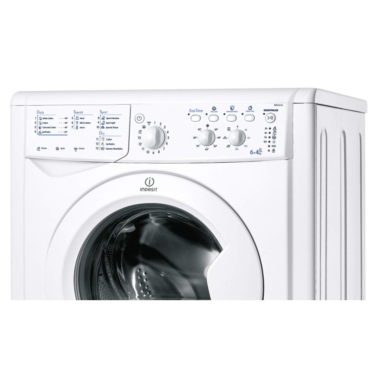 Indesit IWDC6105 Freestanding Washer Dryer in White