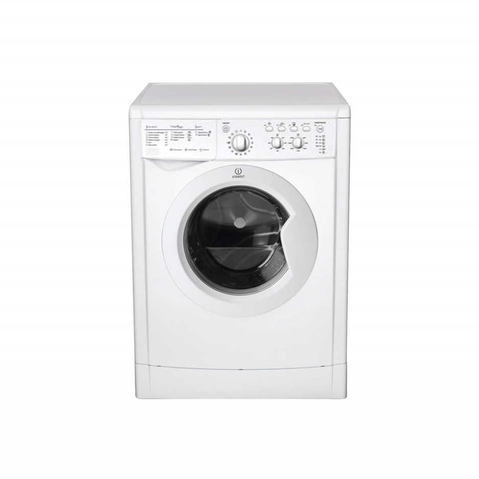 Indesit IWDC6105 Freestanding Washer Dryer in White Appliances Direct